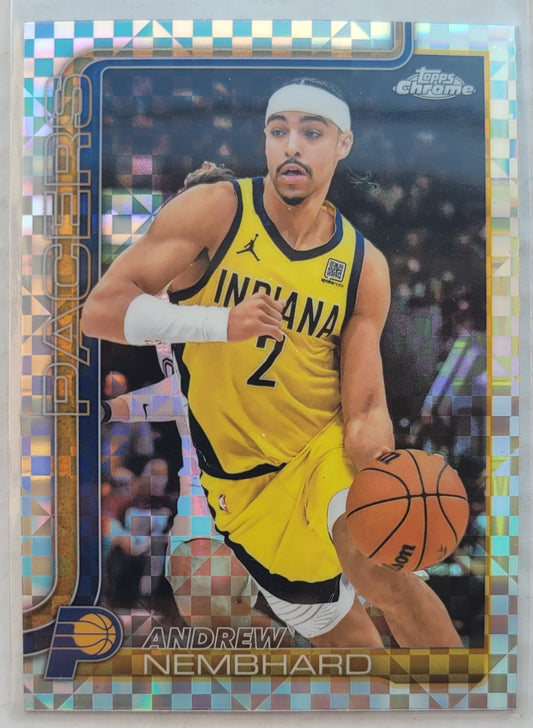 Andrew Nembhard - 2025-26 Topps Chrome X-Fractors #97