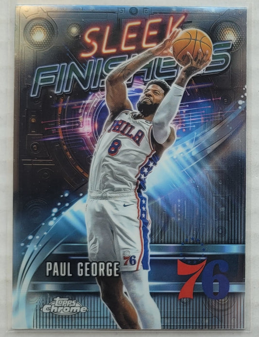 Paul George - 2025-26 Topps Chrome Sleek Finishers #SF16