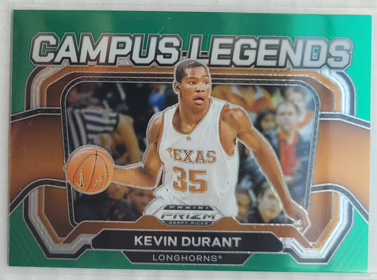 Kevin Durant - 2024-25 Panini Prizm Draft Picks Campus Legends Prizms Green #3