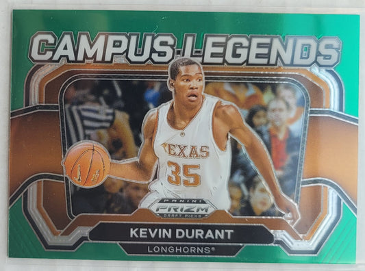Kevin Durant - 2024-25 Panini Prizm Draft Picks Campus Legends Prizms Green #3