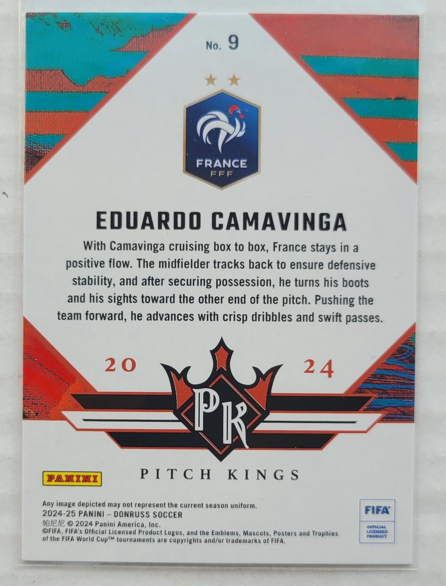 Eduardo Camavinga - 2024-25 Donruss Pitch Kings #9