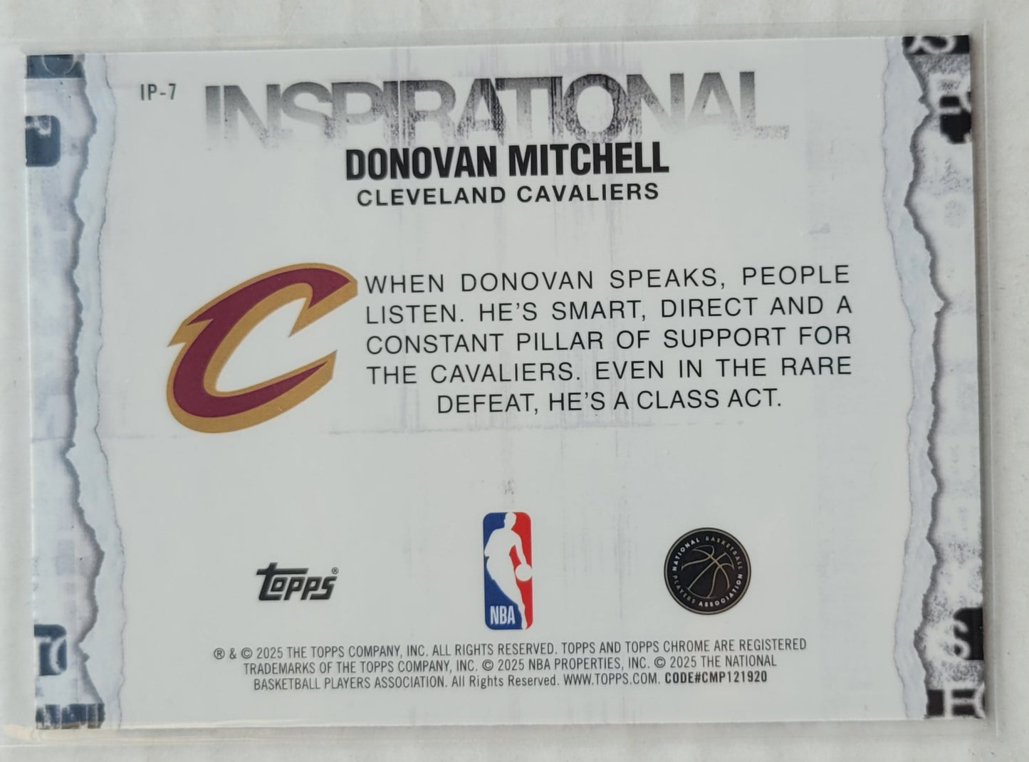 Donovan Mitchell - 2025-26 Topps Chrome Inspirational #IP7