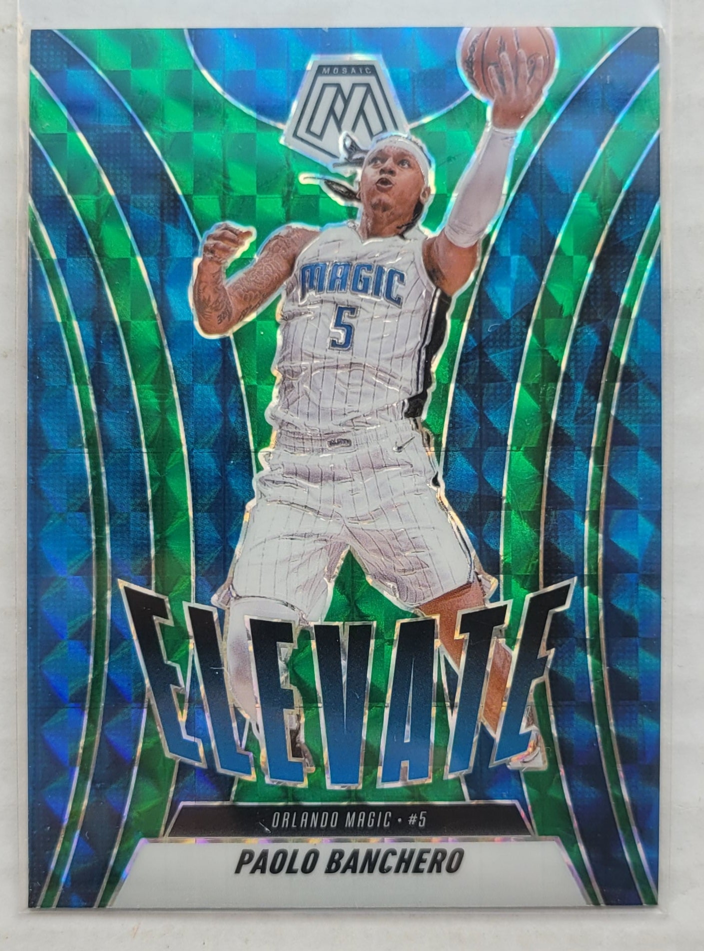 Paolo Banchero - 2024-25 Panini Mosaic Elevate Mosaic Green #10