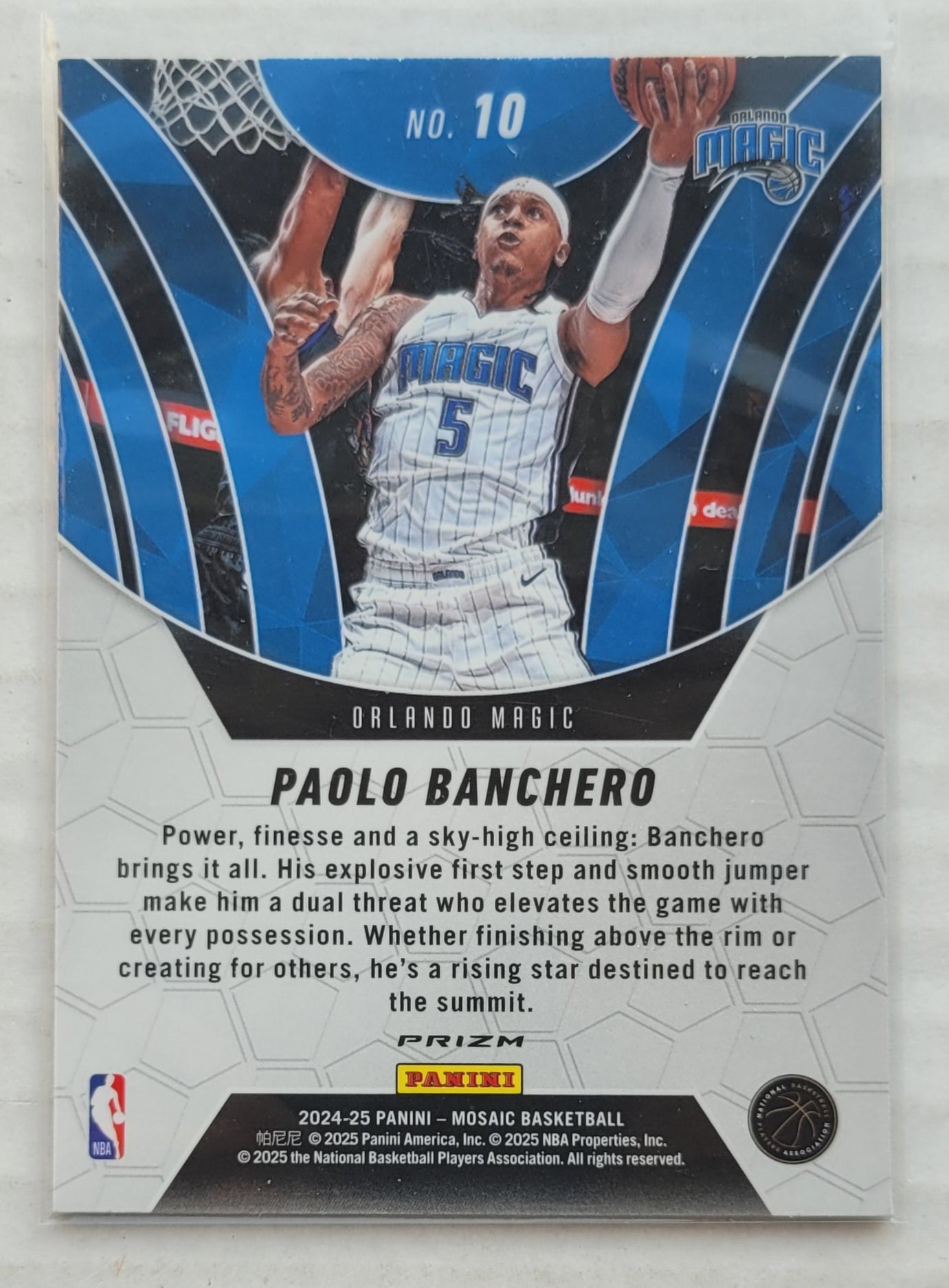 Paolo Banchero - 2024-25 Panini Mosaic Elevate Mosaic Green #10