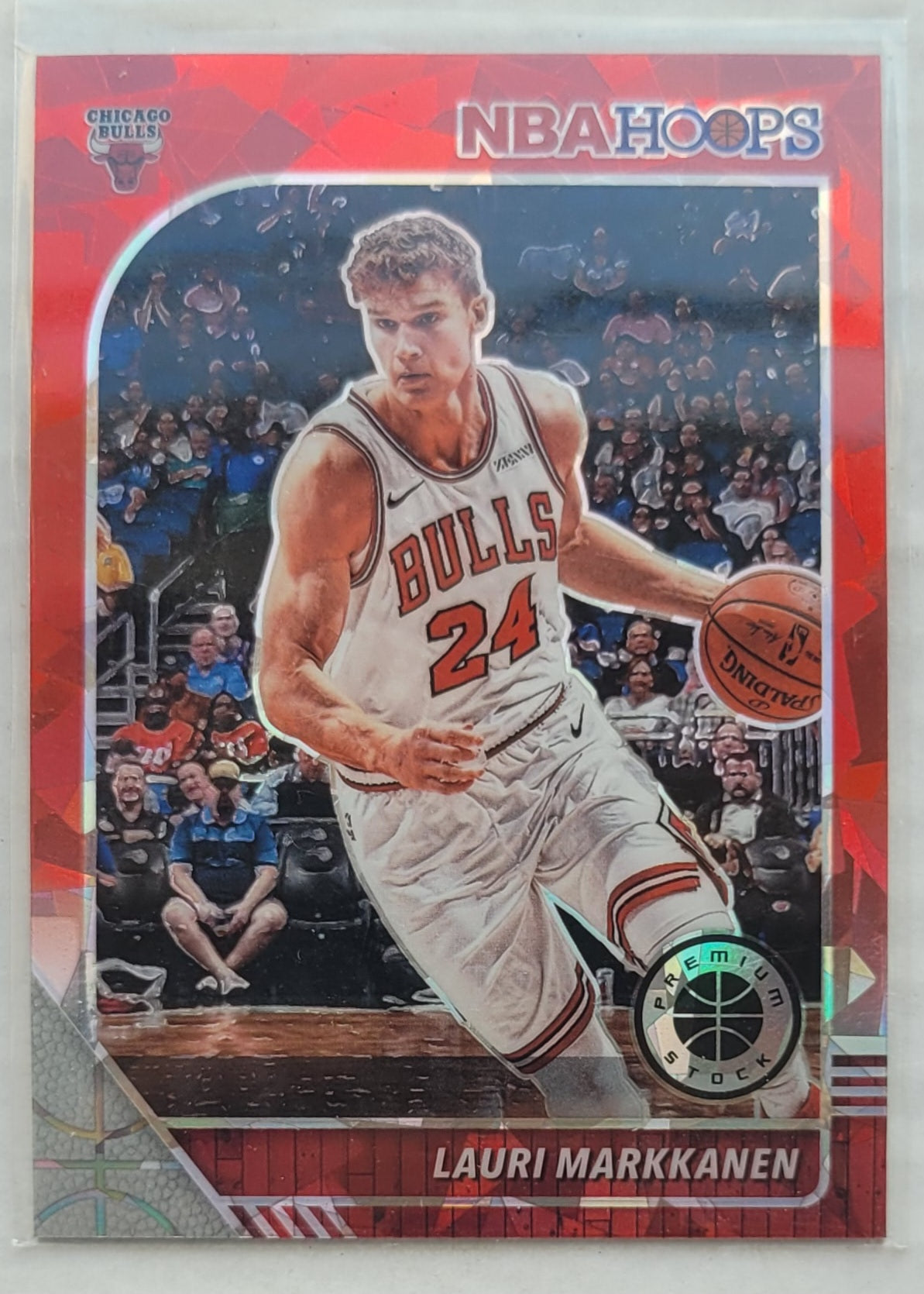 Lauri Markkanen - 2019-20 Hoops Premium Stock Prizms Red Cracked Ice #27