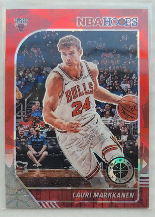 Lauri Markkanen - 2019-20 Hoops Premium Stock Prizms Red Cracked Ice #27