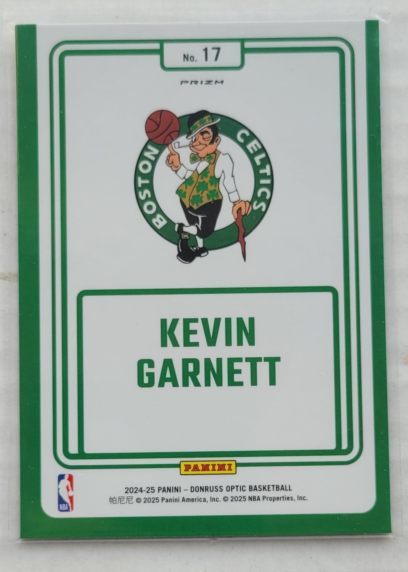 Kevin Garnett - 2024-25 Donruss Optic Winner Stays Holo #17