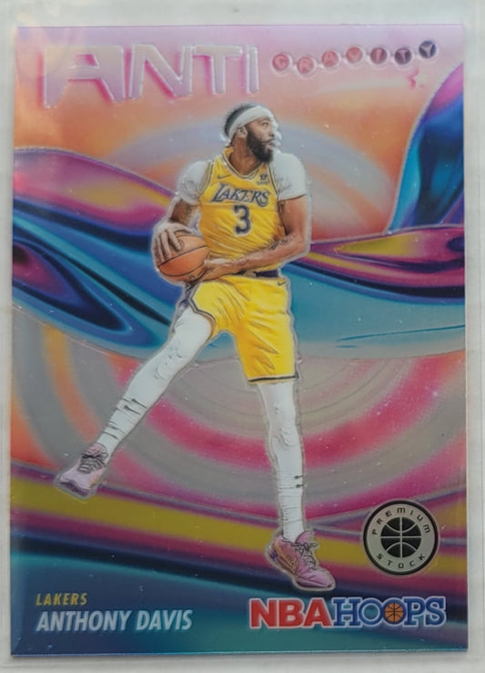 Anthony Davis - 2023-24 Hoops Premium Stock Anti Gravity Silver Prizm #18