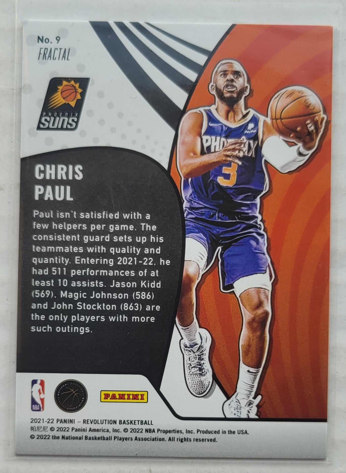 Chris Paul - 2021-22 Panini Revolution Vortex Fractal #9