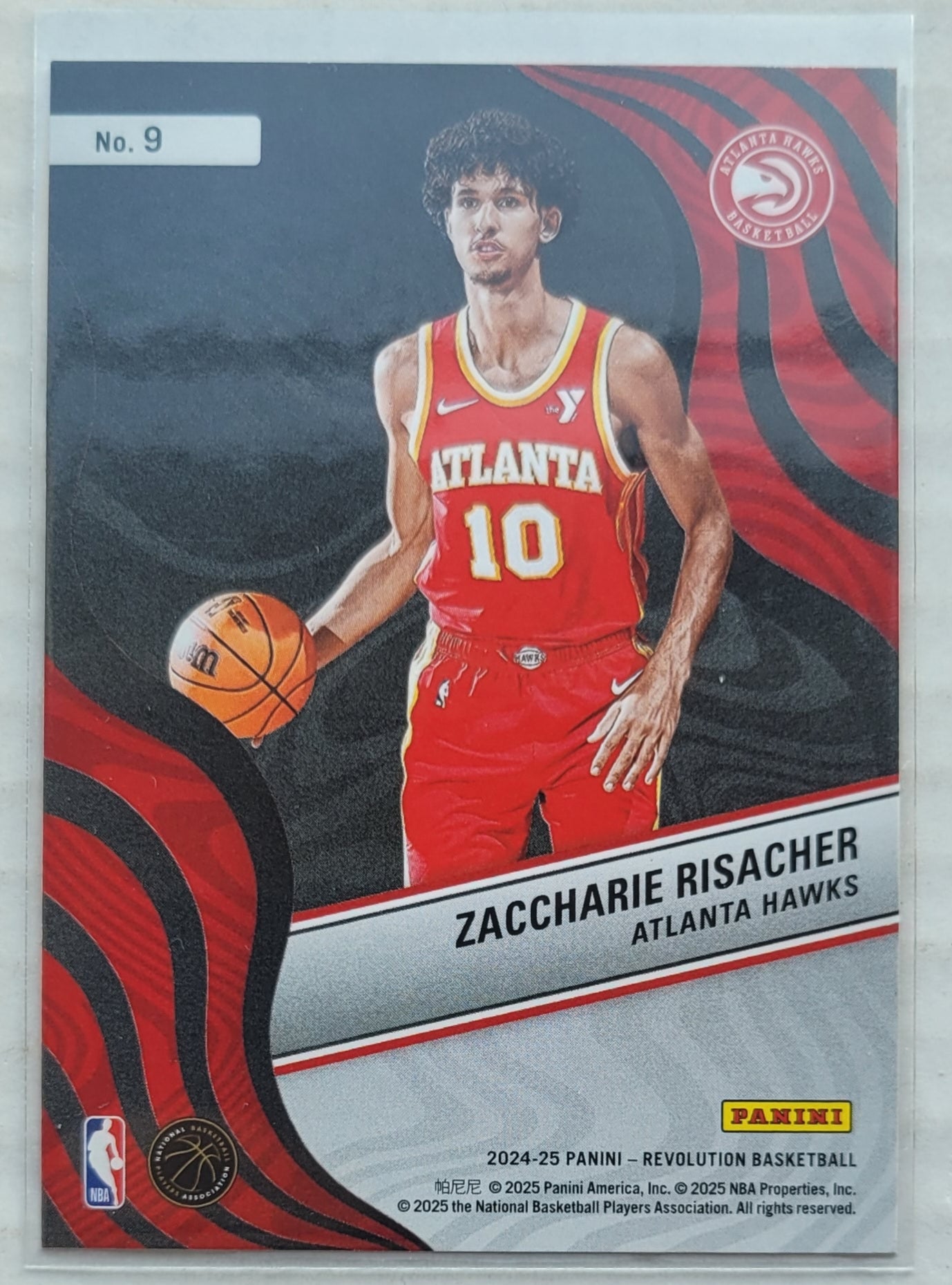 Zaccharie Risacher - 2024-25 Panini Revolution New Wave #9