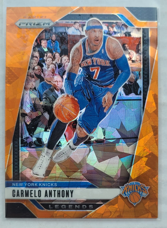 Carmelo Anthony - 2024-25 Panini Prizm Prizms Orange Ice #285