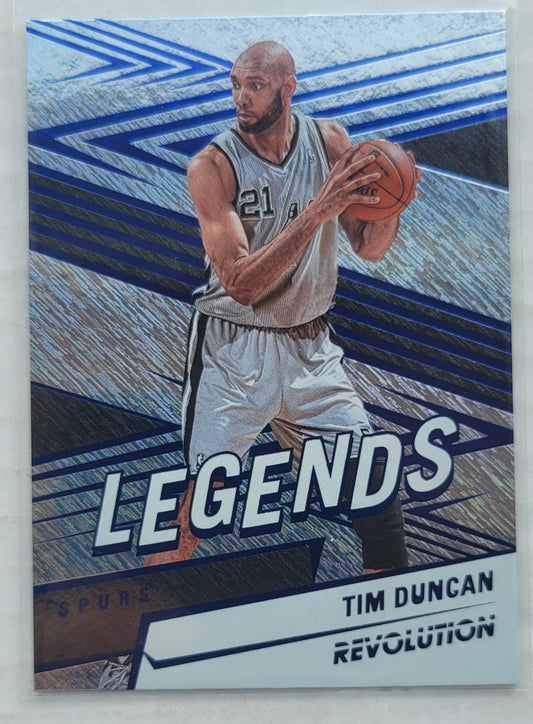 Tim Duncan - 2024-25 Panini Revolution Blue Storm #161 LGD