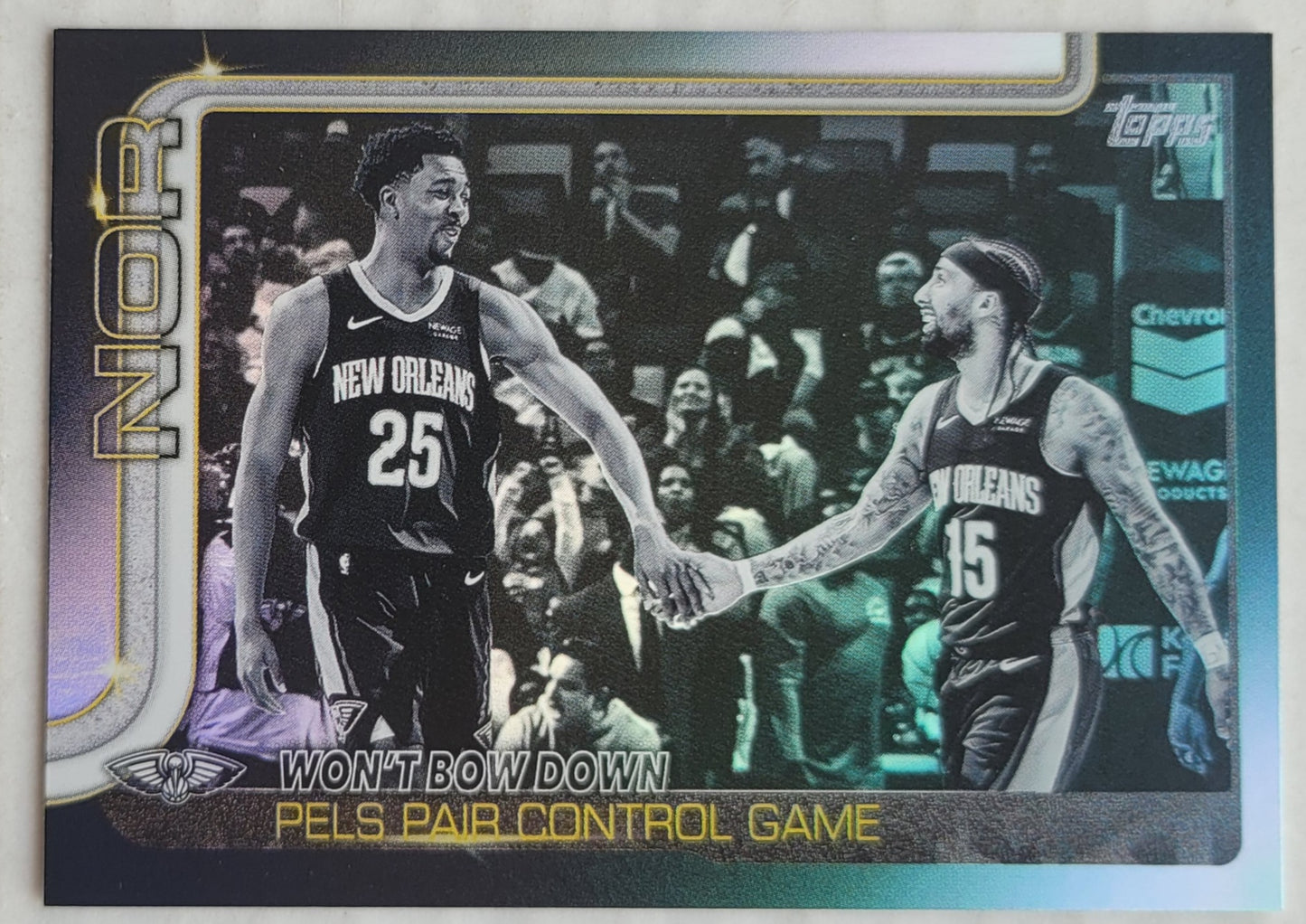 Trey Murphy III / Jose Alvarado - 2025-26 Topps Blackout #299 Won't Bow Down
