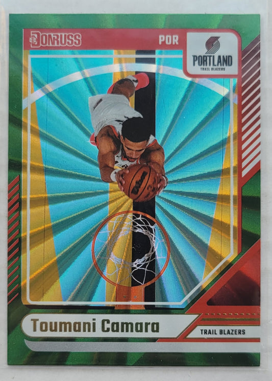 Toumani Camara - 2024-25 Donruss Holo Green Laser #31
