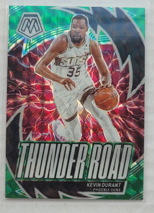 Kevin Durant - 2023-24 Panini Mosaic Thunder Road Mosaic Green #17