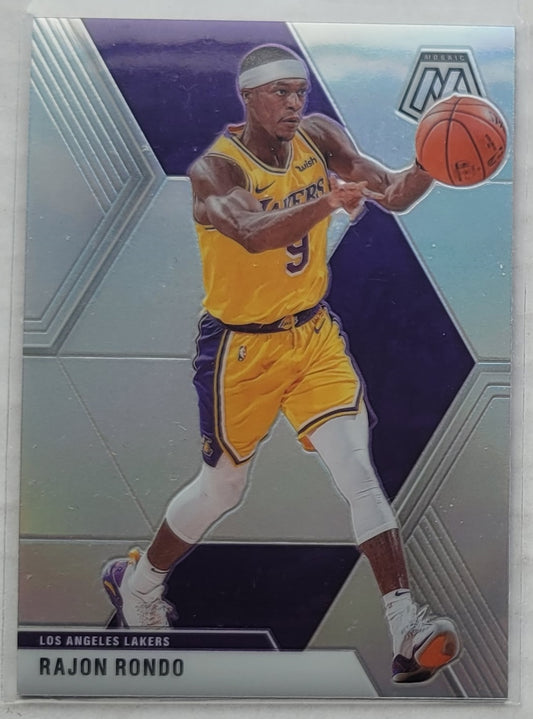 Rajon Rondo - 2019-20 Panini Mosaic Silver #196