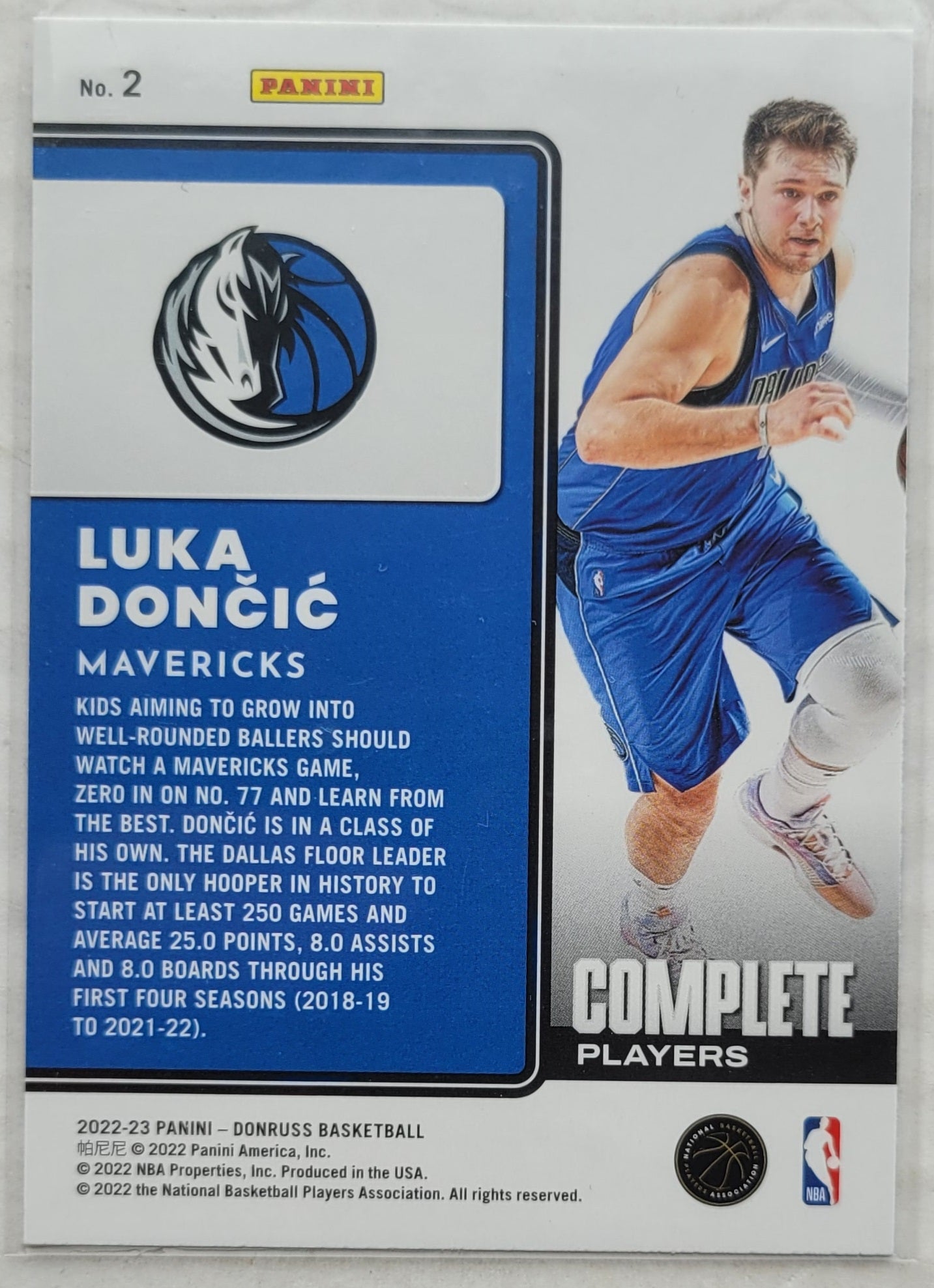 Luka Doncic - 2022-23 Donruss Complete Players #2
