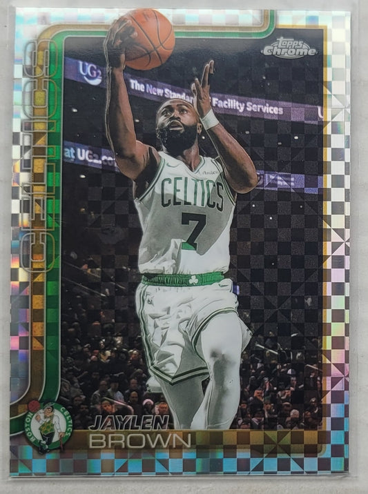 Jaylen Brown - 2025-26 Topps Chrome X-Fractors #51