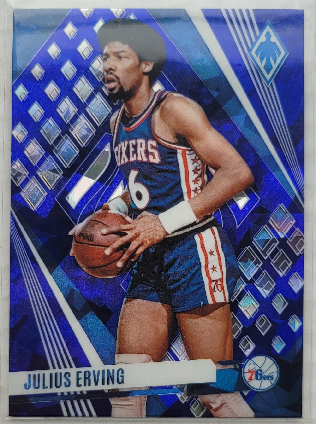 Julius Erving - 2023-24 Panini Phoenix Blue Ice #244