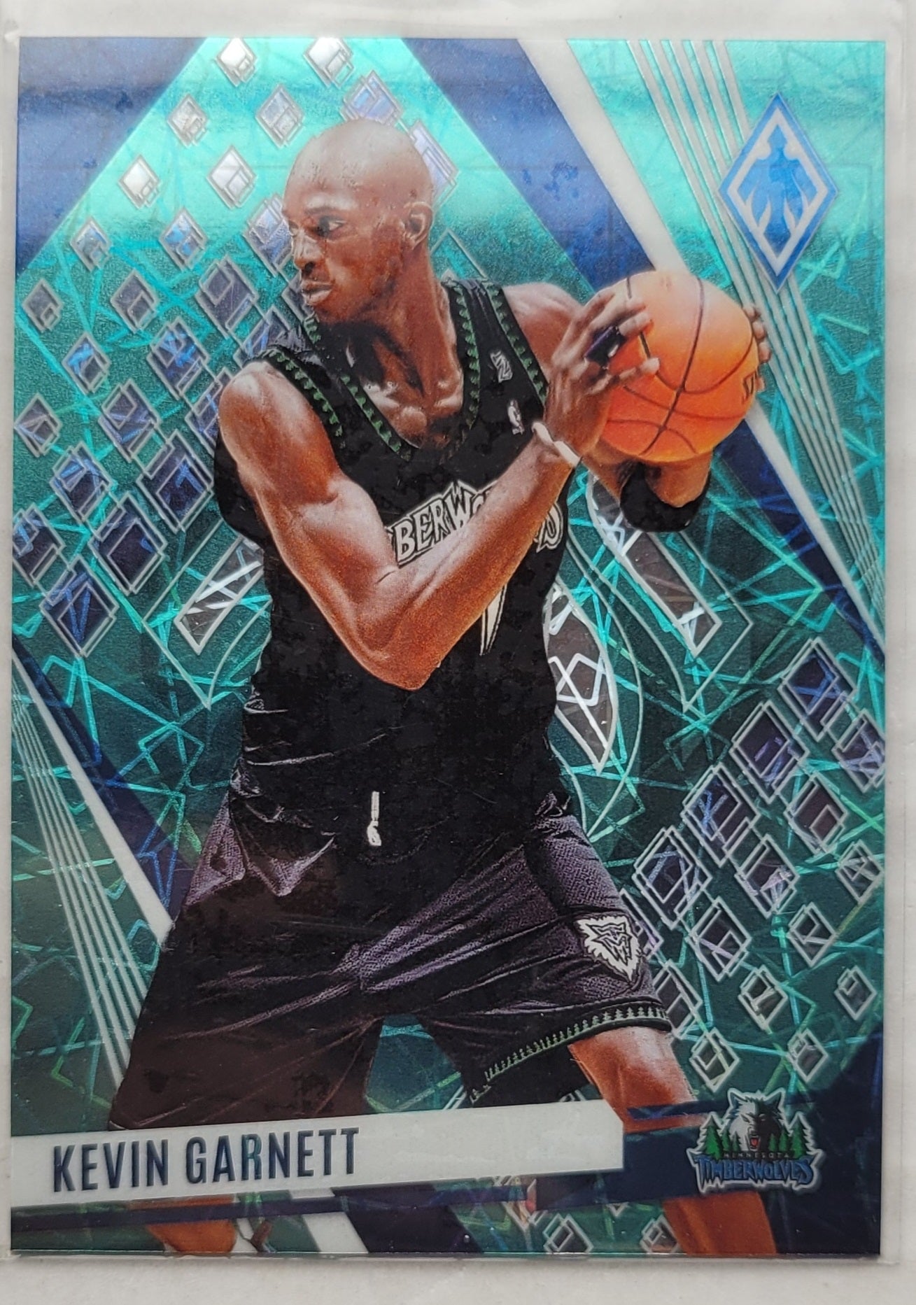 Kevin Garnett - 2023-24 Panini Phoenix Teal Lazer #155