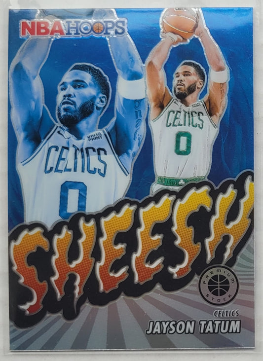 Jayson Tatum - 2023-24 Hoops Premium Stock Sheesh Silver Prizm #22