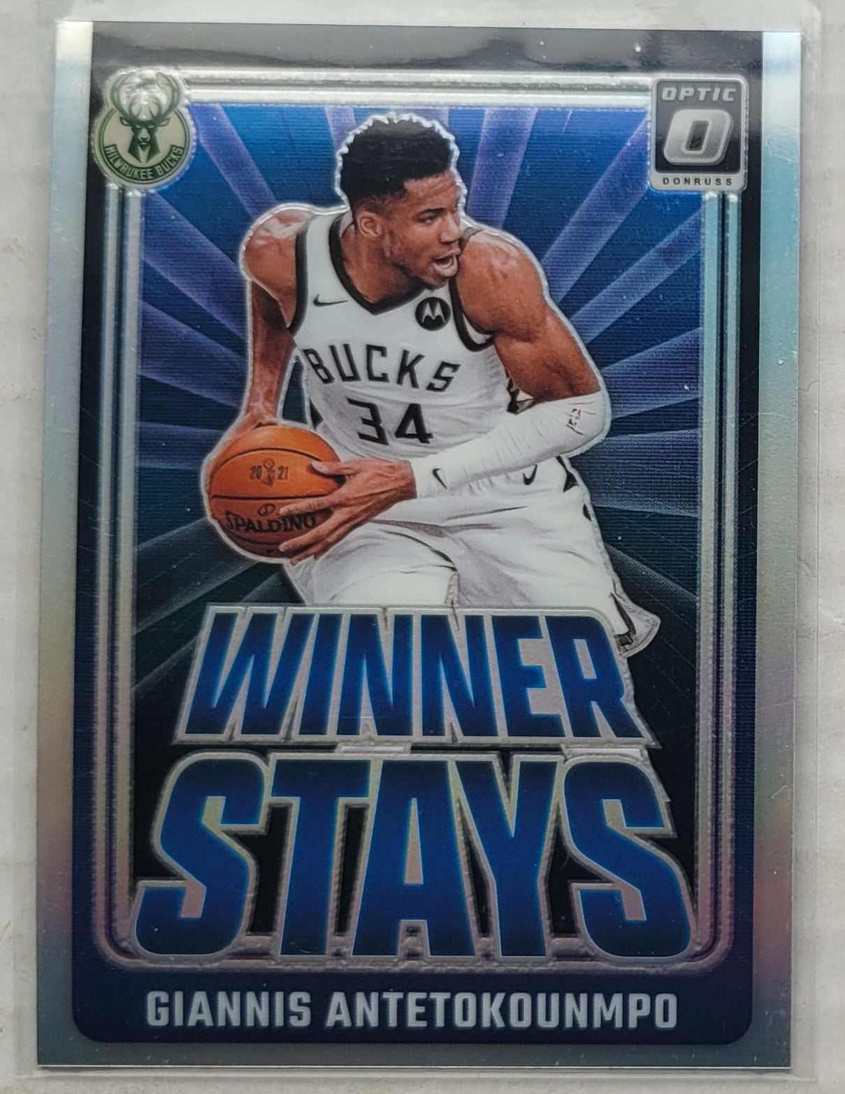 Giannis Antetokounmpo - 2024-25 Donruss Optic Winner Stays Holo #4