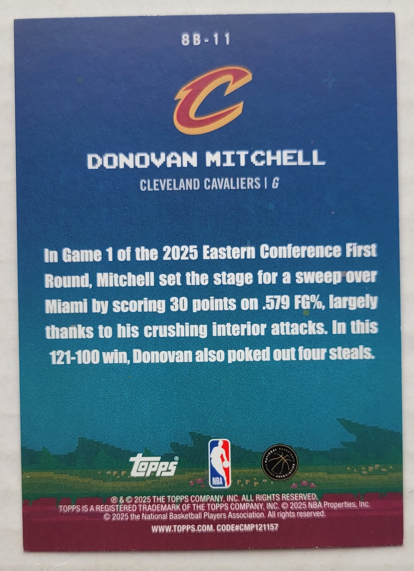 Donovan Mitchell - 2025-26 Topps 8-Bit Ballers #8B11
