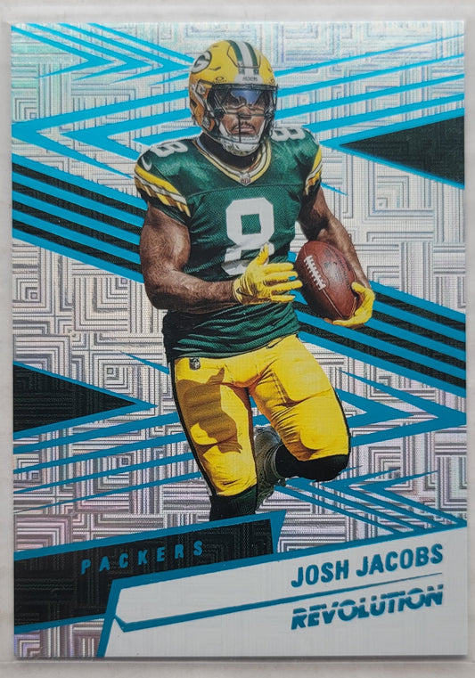 Josh Jacobs - 2025 Panini Revolution Teal Levels #171 - 494/499