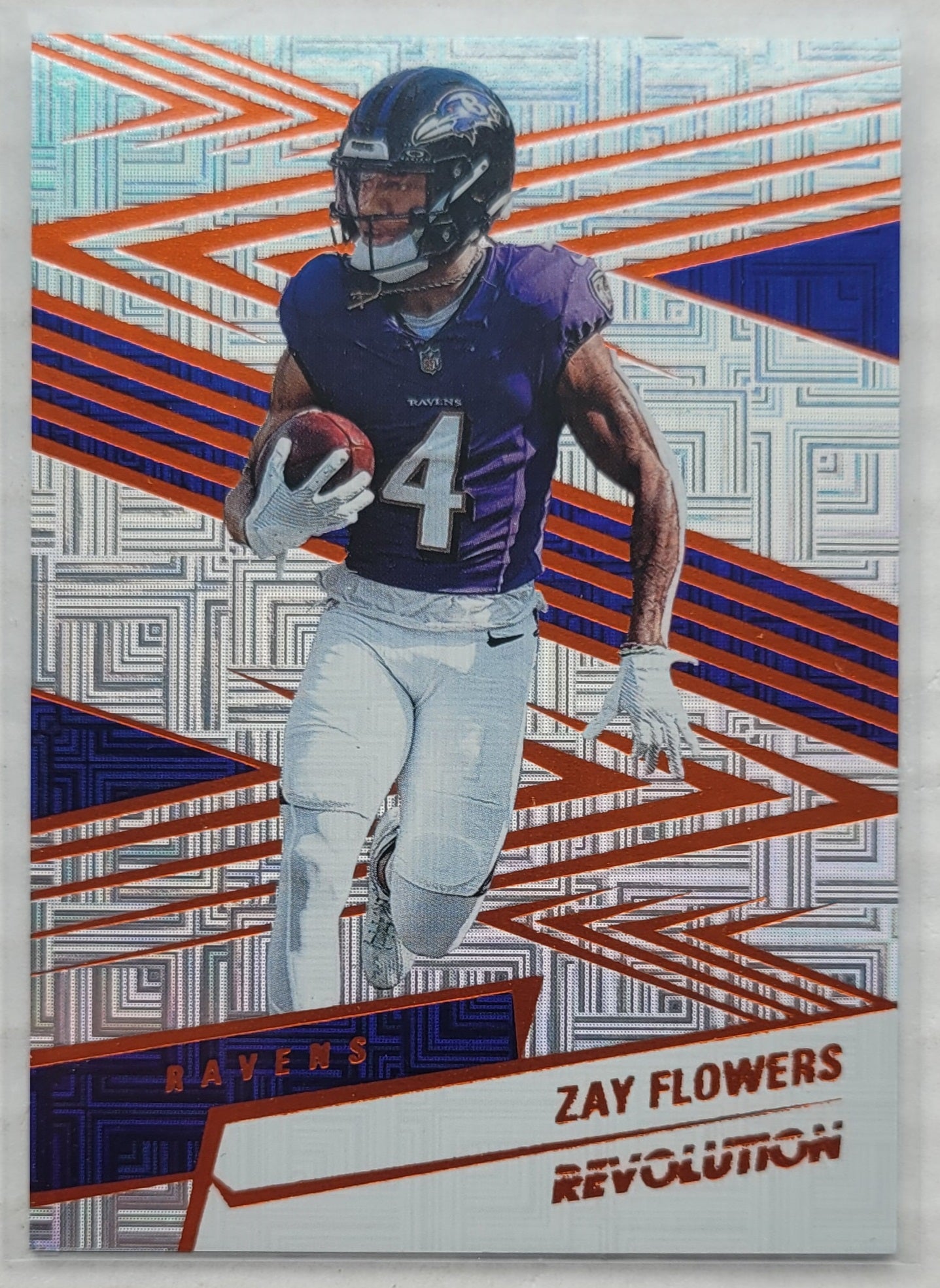 Zay Flowers - 2025 Panini Revolution Orange Levels #16 - 112/299