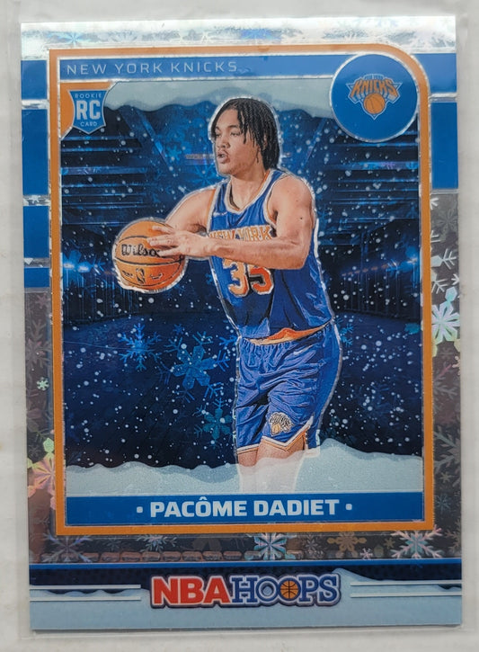 Pacome Dadiet - 2024-25 Hoops Premium Prizms Winter #255 RC
