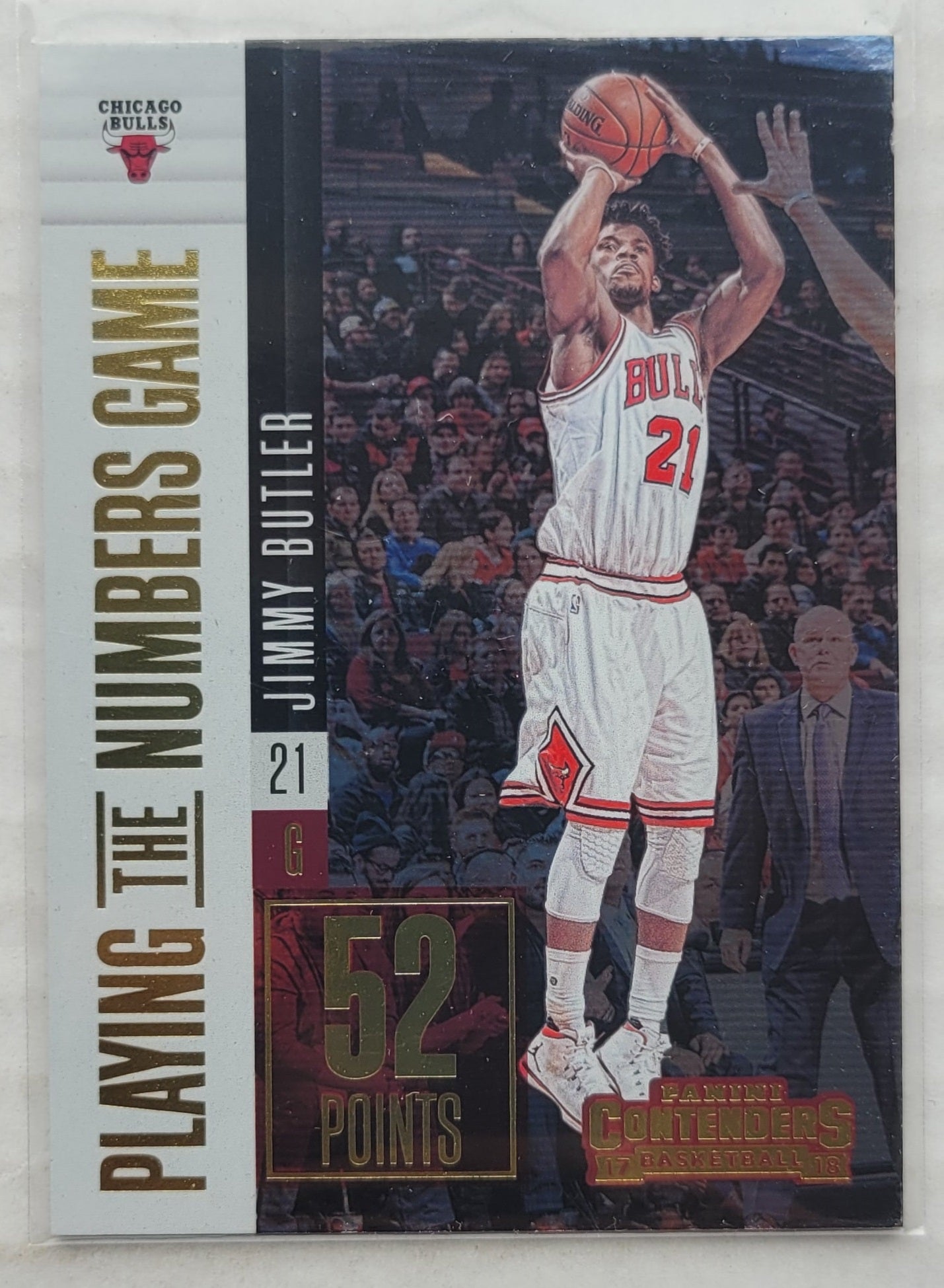 Jimmy Butler - 2017-18 Panini Contenders Playing the Numbers Game #10