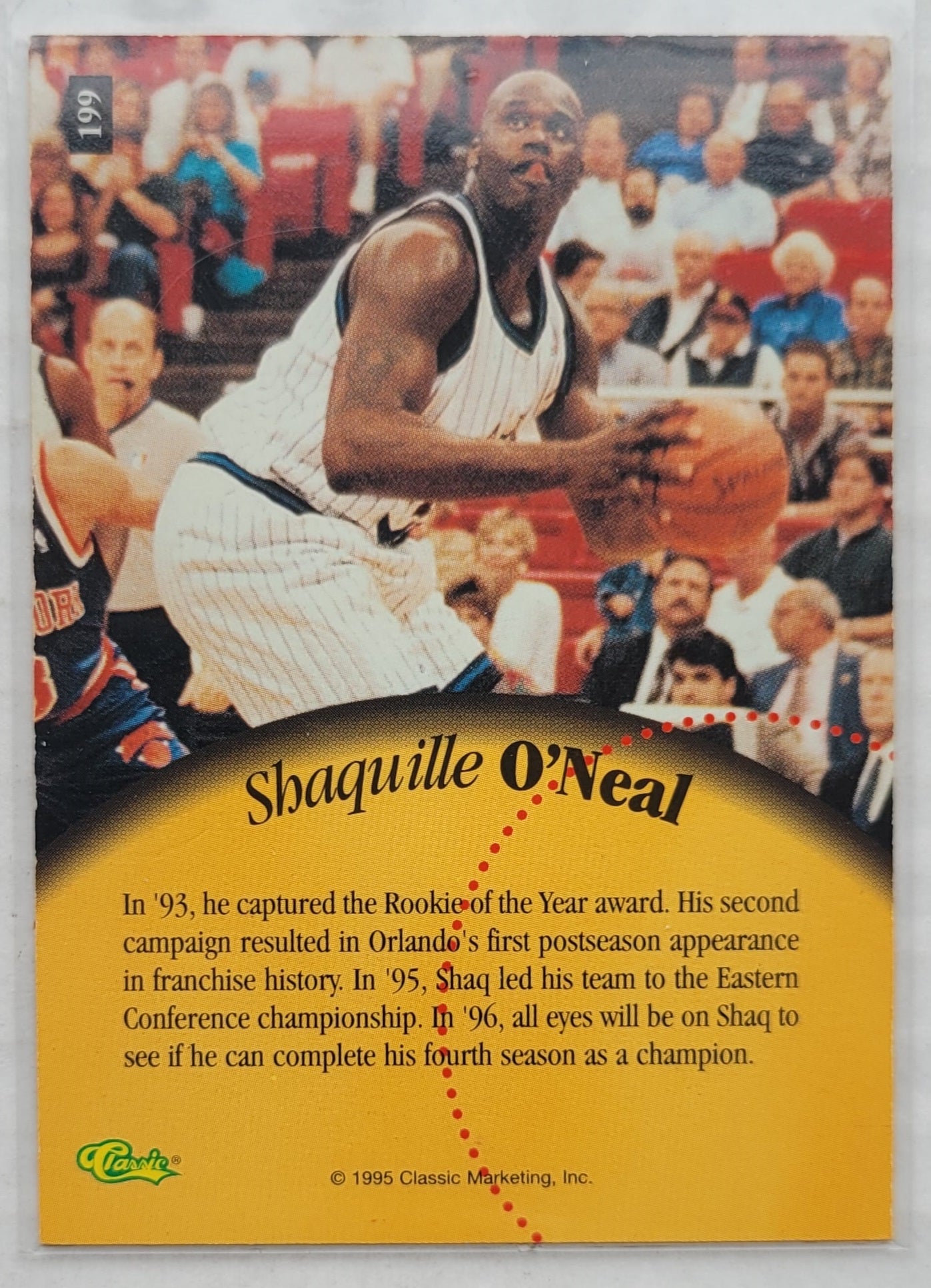 Shaquille O'Neal - 1995 Classic Five Sport #199