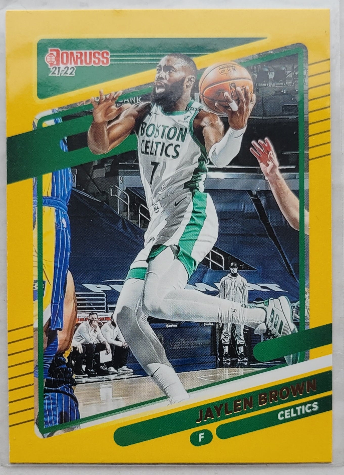 Jaylen Brown - 2021-22 Donruss Yellow Flood #164
