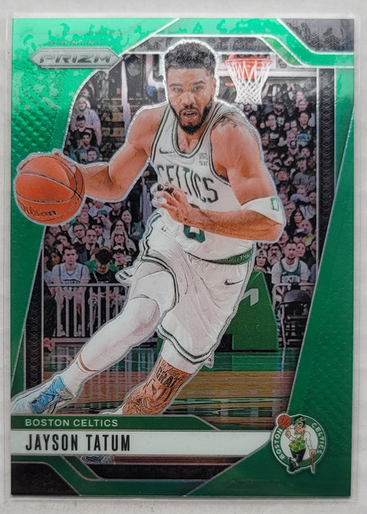 Jayson Tatum - 2024-25 Panini Prizm Prizms Green #103