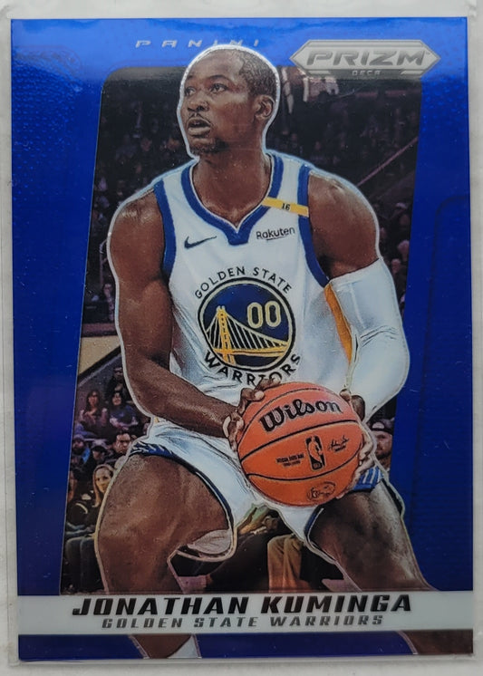 Jonathan Kuminga - 2024-25 Prizm Deca Prizms Blue #101 - 062/149