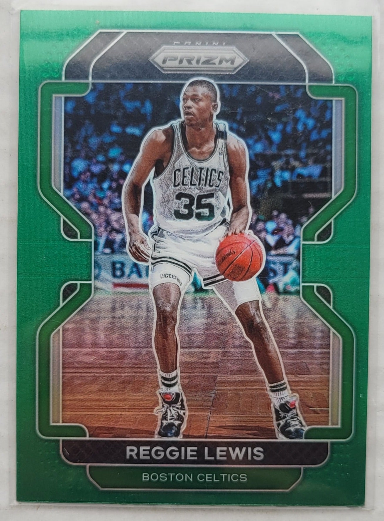 Reggie Lewis - 2021-22 Panini Prizm Prizms Green #279