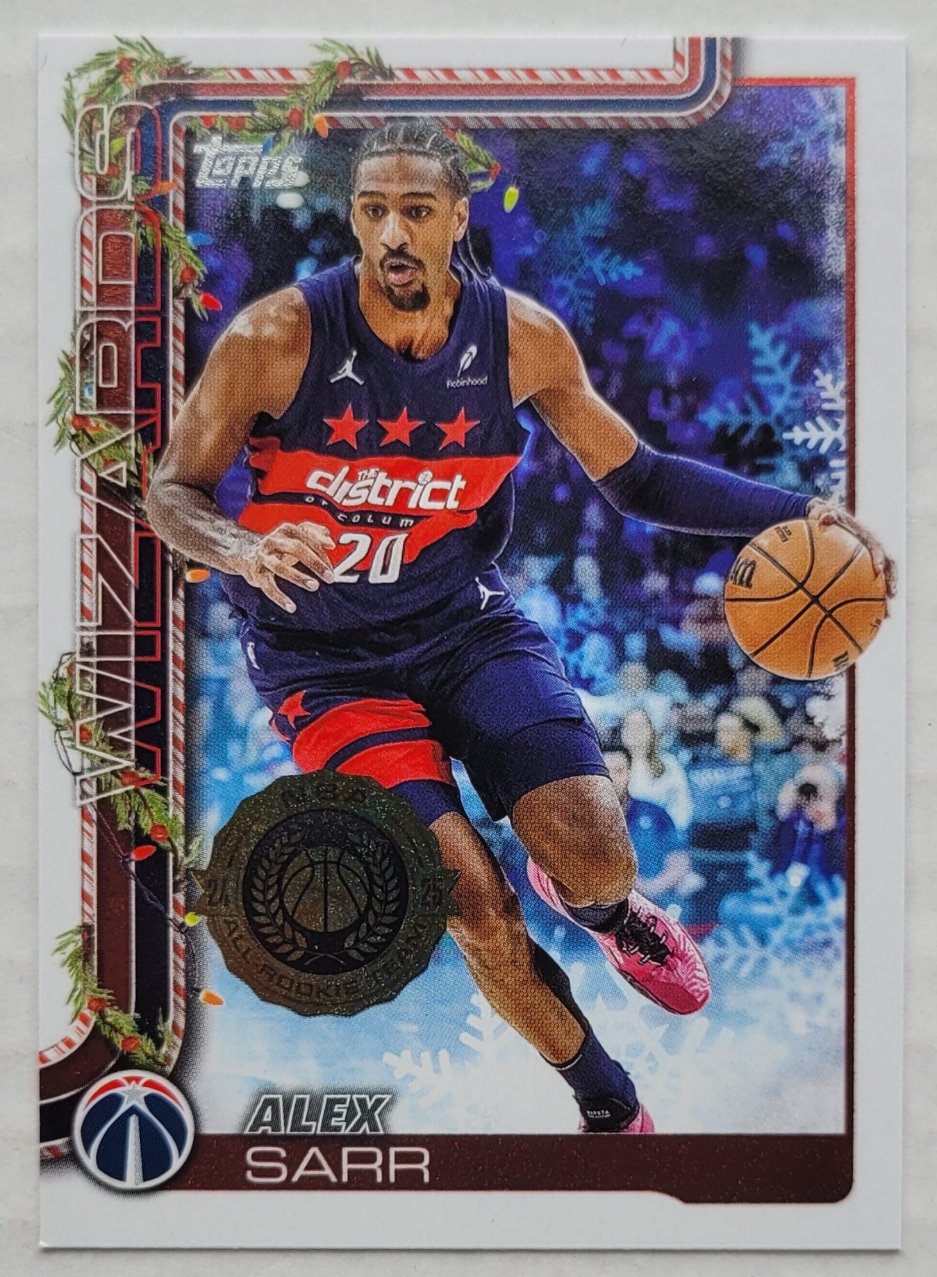 Alex Sarr - 2025-26 Topps Holiday #H75