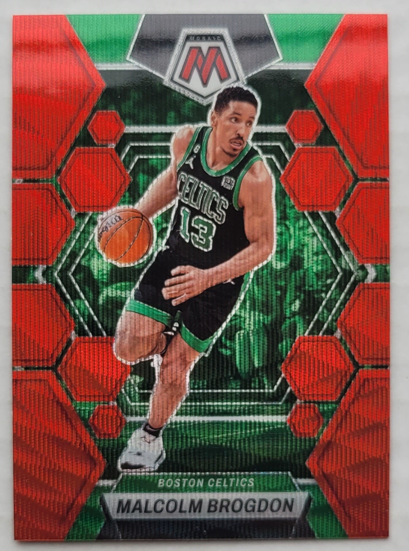 Malcolm Brogdon - 2022-23 Panini Mosaic Mosaic Red Wave #196