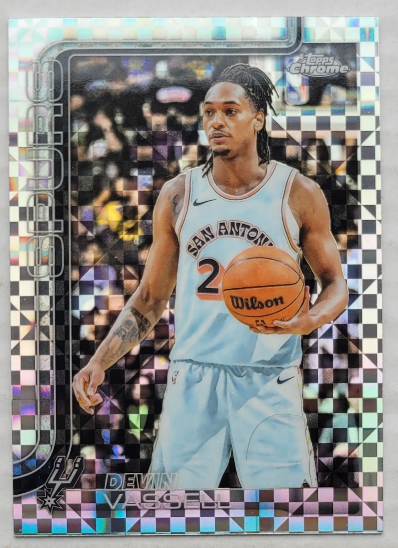 Devin Vassell - 2025-26 Topps Chrome X-Fractors #202