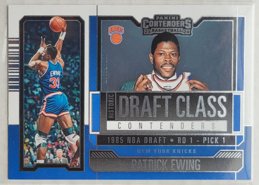 Patrick Ewing - 2023-24 Panini Contenders Historic Draft Class Contenders #20