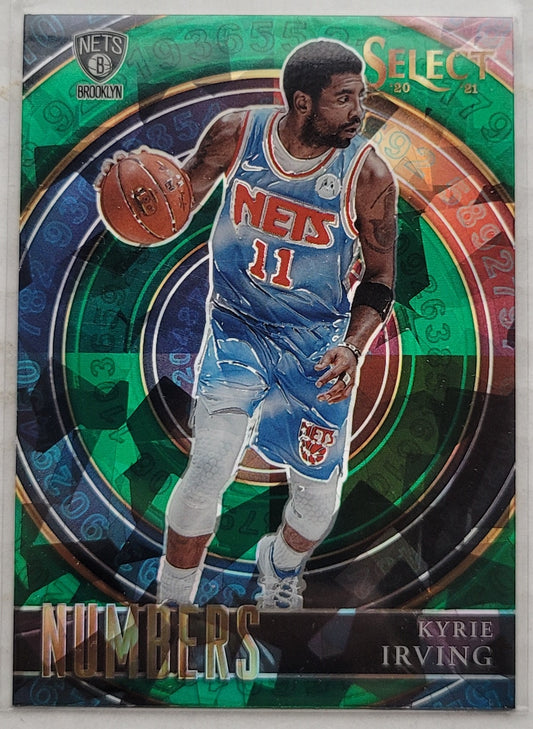 Kyrie Irving - 2020-21 Select Numbers Prizms Green #28