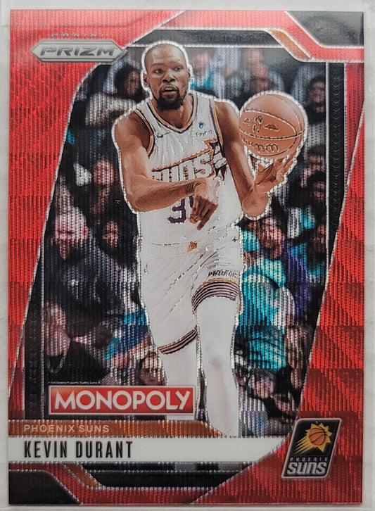 Kevin Durant - 2024-25 Panini Prizm Monopoly Red #76