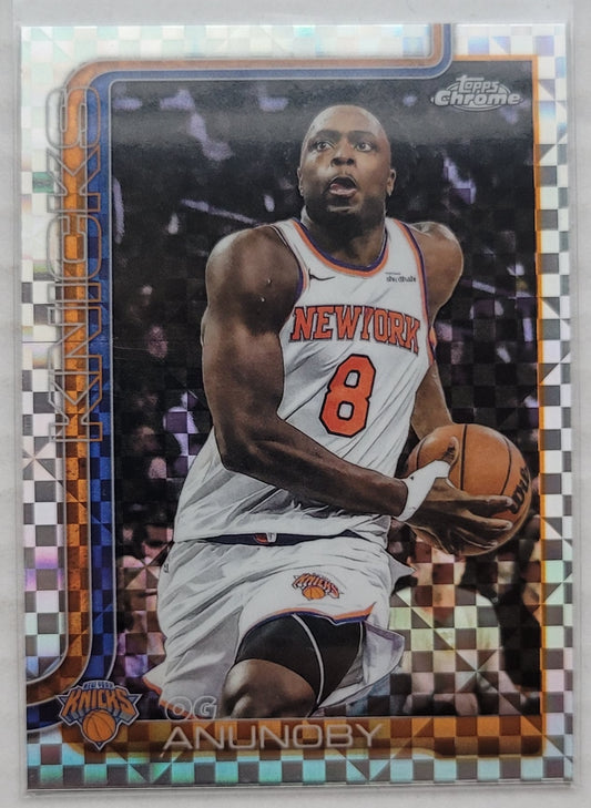 OG Anunoby - 2025-26 Topps Chrome X-Fractors #131