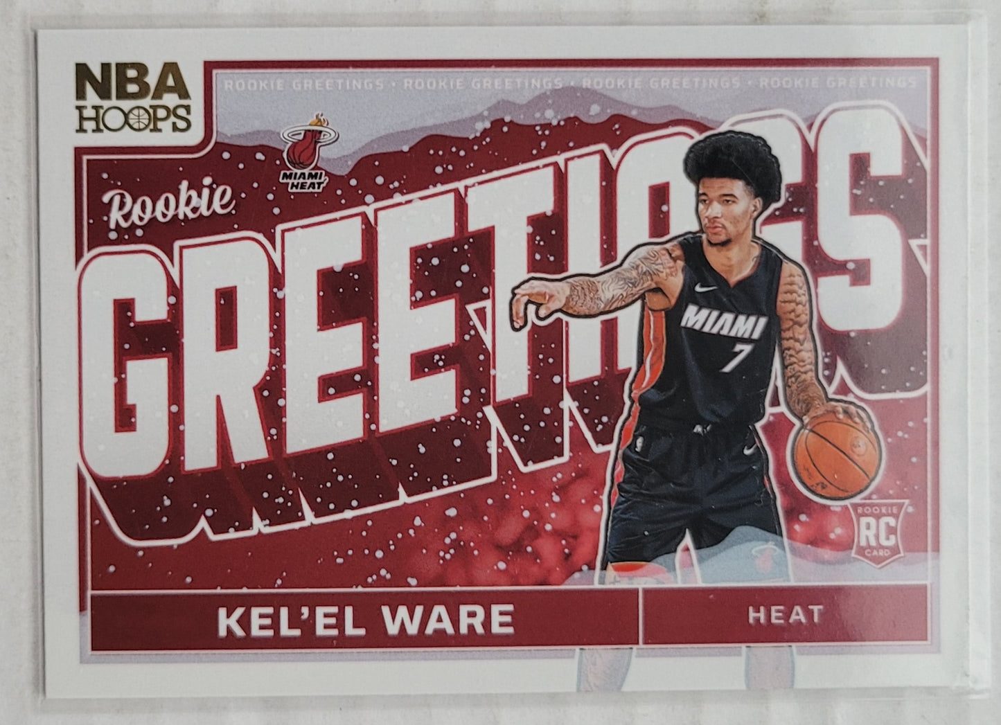 Kel'el Ware - 2024-25 Hoops Rookie Greetings Winter #2
