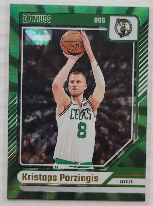 Kristaps Porzingis - 2024-25 Donruss Holo Green Laser #176