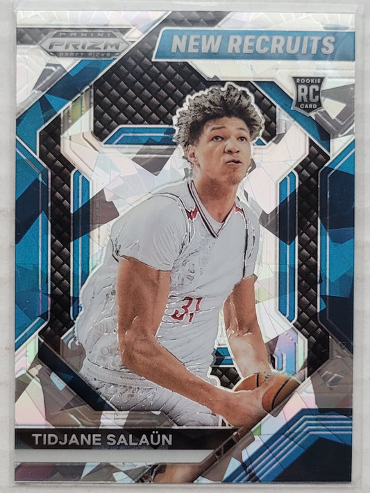 Tidjane Salaun - 2024-25 Panini Prizm Draft Picks New Recruits Prizms Ice #7