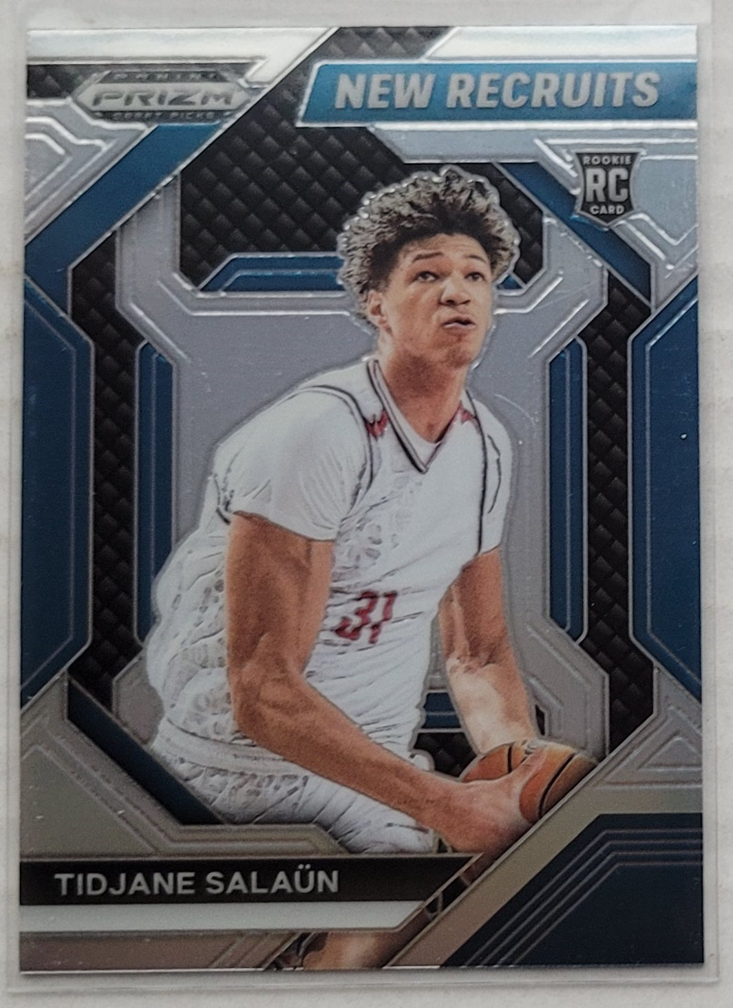 Tidjane Salaun - 2024-25 Panini Prizm Draft Picks New Recruits Prizms Silver #7
