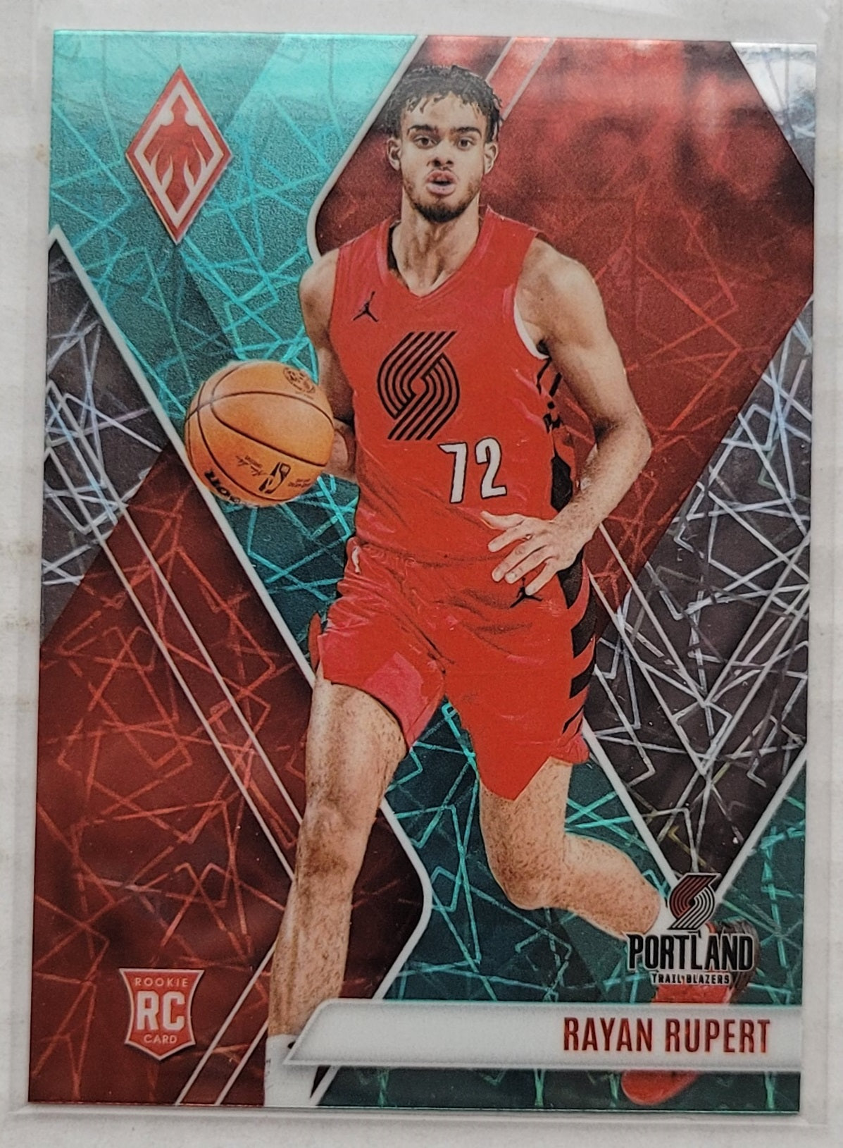 Rayan Rupert - 2023-24 Panini Phoenix Teal Lazer #271 RC