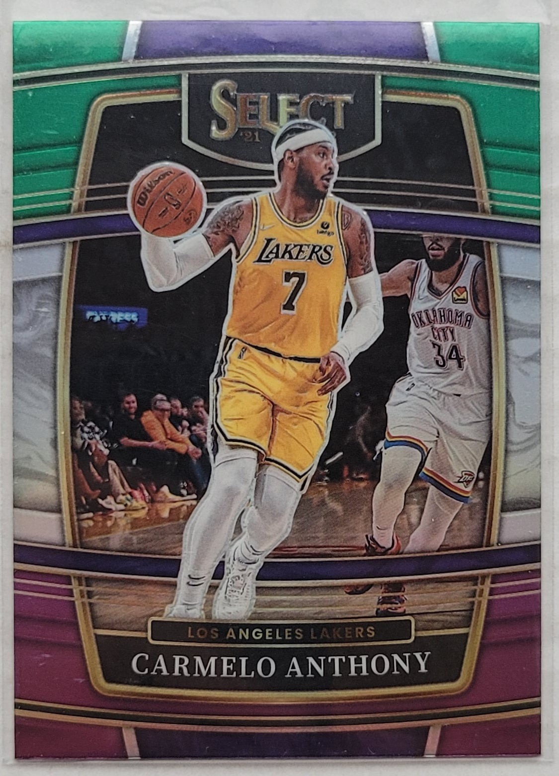 Carmelo Anthony - 2021-22 Select Prizms Green White Purple #31