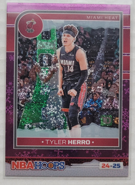 Tyler Herro - 2024-25 Hoops Premium Prizms Purple Winter #38